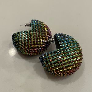 Holographic earrings
